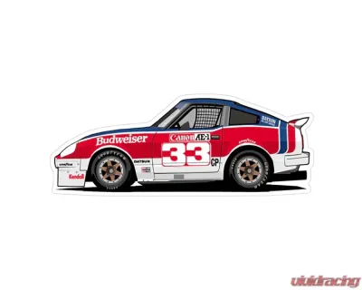 ZSPEC Design BSR #33 Style Datsun 240Z Race Car Vinyl Decal/Sticker - 00843612153395