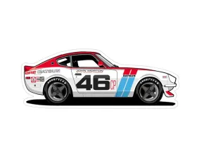 ZSPEC Design #46 Race Car Style Datsun Sports Car Vinyl Decal/Sticker