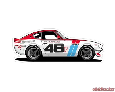 ZSPEC Design #46 Race Car Style Datsun Sports Car Vinyl Decal/Sticker - 00843612153401