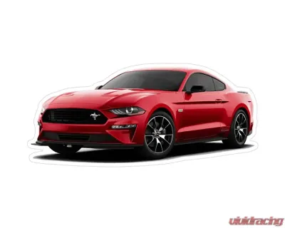 ZSPEC Design Ford Mustang S550 Red Sports Car Vinyl Decal/Sticker - 00843612153418