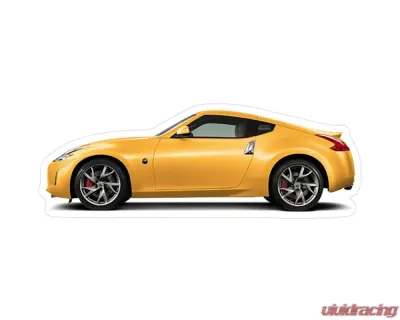 ZSPEC Design Nissan 370Z Z34 Yellow Sports Car Vinyl Decal/Sticker - 00843612153449