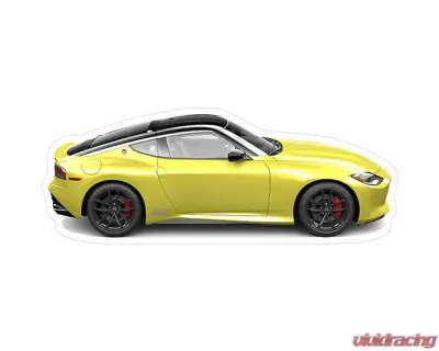 ZSPEC Design Nissan Z RZ34 Yellow Sports Car Vinyl Decal/Sticker - 00843612153531