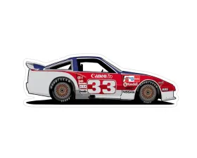 ZSPEC Design #33 Nissan Z31 300ZX Sports Car Vinyl Decal/Sticker