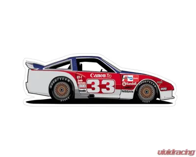ZSPEC Design #33 Nissan Z31 300ZX Sports Car Vinyl Decal/Sticker - 00843612153548