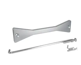 ZSPEC Design Silver Billet Battery Hold Down/Bracket w/ Stainless Hardware Nissan 350Z Z33 2003-2009