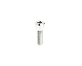 ZSPEC Design 6-Pieces Silver Titanium Grade-5 M5-0.8x16mm SHSC Steering Wheel Bolt Kit