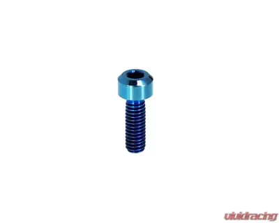 ZSPEC Design 6-Pieces Blue Titanium Grade-5 M5-0.8x16mm SHSC Steering Wheel Bolt Kit - 00843612163431