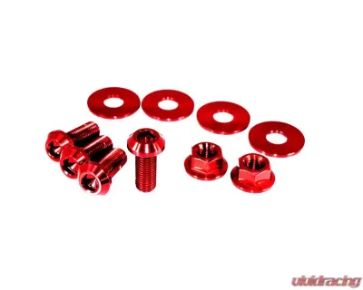 ZSPEC Design Black Titanium M10-1.25 Strut Brace Fasteners Nissan 370Z 2013-2021 - 00843612155351