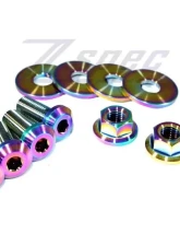ZSPEC Design Black Titanium M10-1.25 Strut Brace Fasteners Nissan 370Z 2013-2021                                     - 00843612155351 - Image 3