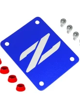 ZSPEC Design Billet Blue PTU Holes Cover Plate w/ Gloss Red Washers Nissan 300ZX Z32 1990-1999                                     - 00843612156020 - Image 4