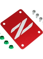 ZSPEC Design Billet Red PTU Holes Cover Plate w/ Green Washers Nissan 300ZX Z32 1990-1999                                     - 00843612156242 - Image 4