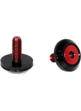 Zspec Design Red Titanium Deck Catch Fasteners w/ Washers