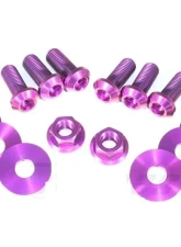 ZSPEC Design Black Titanium M10-1.25 Strut Brace Fastener Kit Nissan 350Z 2003-2009                                     - 00843612156617 - Image 2
