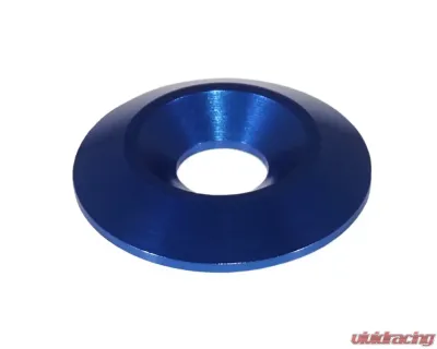 ZSPEC Design M6 FHSC Fasteners 10-Pack Dark Blue Billet M6 Wide Fender-Finish Dress-Up Washers - 00843612157683