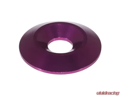 ZSPEC Design M6 FHSC Fasteners 10-Pack Gloss Purple Billet M6 Wide Fender-Finish Dress-Up Washers - 00843612157713
