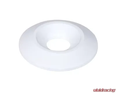 ZSPEC Design M6 FHSC Fasteners 10-Pack Bright White Billet M6 Wide Fender-Finish Dress-Up Washers - 00843612157744