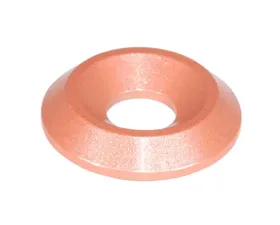 ZSPEC Design M6 FHSC Fasteners 10-Pack Peach Billet M6 Wide Fender-Finish Dress-Up Washers
