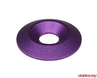 ZSPEC Design M6 FHSC Fasteners 10-Pack Purple Billet M6 Wide Fender-Finish Dress-Up Washers - 00843612157799