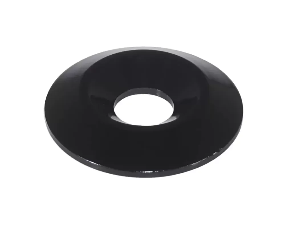 ZSPEC Design M6 FHSC Fasteners 10-Pack Gloss Black Billet M6 Wide Fender-Finish Dress-Up Washers - 00843612157812