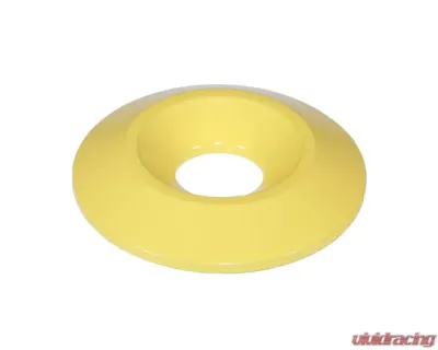 ZSPEC Design M6 FHSC Fasteners 10-Pack Gloss Yellow Billet M6 Wide Fender-Finish Dress-Up Washers - 00843612157829