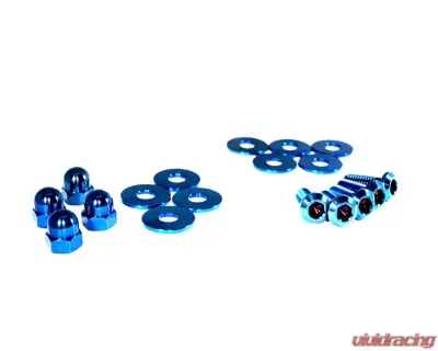 ZSPEC Design Blue Grade-5 Titanium Engine Cover Bolts Nissan 370Z Z34 2009-2020 - 00843612158536