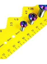 ZSPEC Design L-Shape Metric Bolt/Fastener Thread Measuring Gauge                                     - 00843612162533 - Image 2