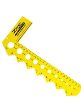 ZSPEC Design L-Shape Metric Bolt/Fastener Thread Measuring Gauge                                     - 00843612162533 - Image 3