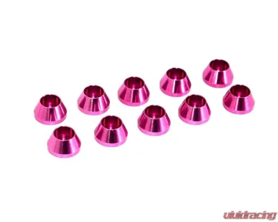 ZSPEC Design SHSC Socket-Cap Fastener 10-Pack Purple M2 Angled Cup Finish Washer - 00843612162700