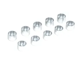 ZSPEC Design M2 SHSC Socket-Ca Fasteners 10-Pack Silver Billet Straight Cup Finish Washers