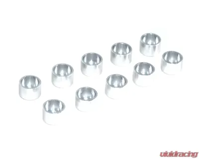 ZSPEC Design M2 SHSC Socket-Ca Fasteners 10-Pack Silver Billet Straight Cup Finish Washers - 00843612163035