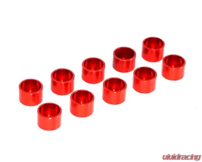 ZSPEC Design M2 SHSC Socket-Ca Fasteners 10-Pack Red Billet Straight Cup Finish Washers - 00843612163042