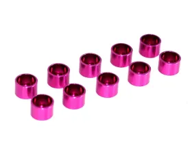 ZSPEC Design M2 SHSC Socket-Ca Fasteners 10-Pack Purple Billet Straight Cup Finish Washers