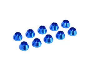 ZSPEC Design SHSC Socket-Cap Fastener 10-Pack Blue M2 Angled Cup Finish Washer
