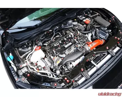 ZSPEC Design Dark Blue Stainless & Billet Stage 3 Dress-Up Bolts Fastener Kit Honda Civic SI 2017+ - 00843612163134