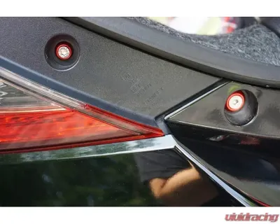ZSPEC Design Dark Blue Stainless & Billet Stage 3 Dress-Up Bolts Fastener Kit Honda Civic SI 2017+ - 00843612163134
