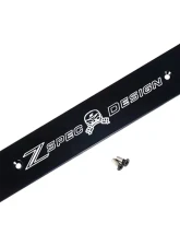 ZSPEC Design JSPEC Black Powder-Coated Billet Front Bumper Plate w/ "ZSPEC" Logo Nissan 300ZX Z32 Fascia 1990-1999                                     - 00843612163400 - Image 3