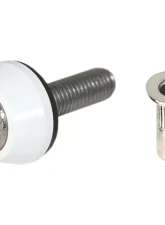 ZSPEC Design Stainless & Billet M5x20mm Body Kit Fastener w/ Bright White Rivet Nut                                     - 00843612165572 - Image 3