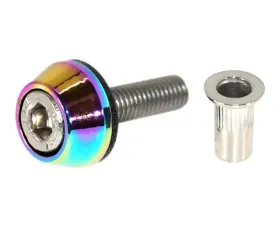 ZSPEC Design Stainless & Billet M5x20mm Body Kit Fastener w/ Neochrome Rivet Nut