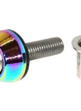ZSPEC Design Stainless & Billet M5x20mm Body Kit Fastener w/ Neochrome Rivet Nut                                     - 00843612165602 - Image 3