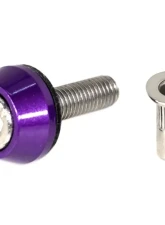 ZSPEC Design Stainless & Billet M5x20mm Body Kit Fastener w/ Purple Rivet Nut                                     - 00843612165626 - Image 3