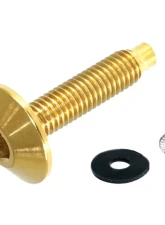 ZSPEC Design Gold Titanium & Billet M5x20mm Low-Profile Body Kit Fastener w/ Rivet Nuts                                     - 00843612167767 - Image 3