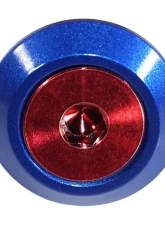 ZSPEC Design Red Titanium & Billet M5x20mm Low-Profile Body Kit Fastener w/ Rivet Nut & Blue Washers                                     - 00843612168993 - Image 5