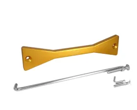 ZSPEC Design Gold Billet Battery Hold Down/Bracket w/ Etching & Stainless Hardware Nissan 350Z Z33 2003-2009