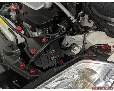 ZSPEC Design Gold Titanium Stage 2 Dress-Up Bolts/Fastener Kit w/ +10mm Plenum Bolts Nissan 350Z DE | HR 2003-2009 - 00843612170415