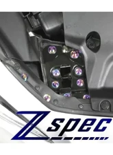 ZSPEC Design Gold Titanium Stage 2 Dress-Up Bolts/Fastener Kit w/ +10mm Plenum Bolts Nissan 350Z DE | HR 2003-2009                                     - 00843612170415 - Image 15