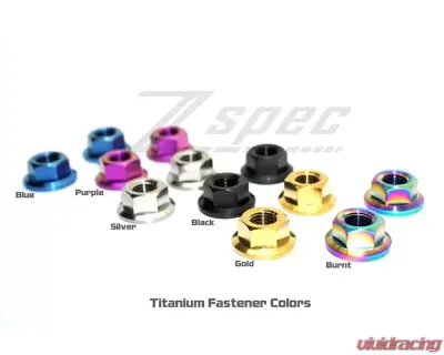 ZSPEC Design Gold Titanium Stage 2 Dress-Up Bolts/Fastener Kit w/ +10mm Plenum Bolts Nissan 350Z DE | HR 2003-2009 - 00843612170415
