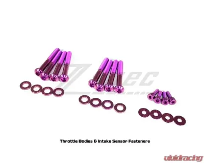 ZSPEC Design Gold Titanium Stage 2 Dress-Up Bolts/Fastener Kit w/ +10mm Plenum Bolts Nissan 350Z DE | HR 2003-2009 - 00843612170415