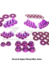 ZSPEC Design Gold Titanium Stage 2 Dress-Up Bolts/Fastener Kit w/ +10mm Plenum Bolts Nissan 350Z DE | HR 2003-2009                                     - 00843612170415 - Image 7