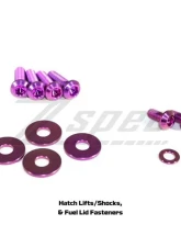 ZSPEC Design Gold Titanium Stage 2 Dress-Up Bolts/Fastener Kit w/ +10mm Plenum Bolts Nissan 350Z DE | HR 2003-2009                                     - 00843612170415 - Image 8