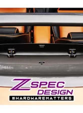 ZSPEC Design Blue Titanium Convertible Deck Catch Fastener Nissan 300ZX Z32 1993-1996                                     - 00843612170835 - Image 3